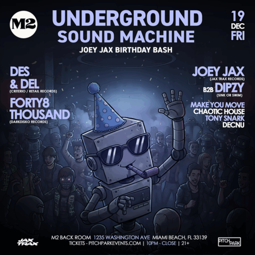 Underground Sound Machine: Special Edition at M2 Miami | December 19, 2025